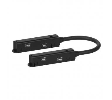 InLight Τροφοδοτικό ρεύματος μαγνητικής ράγας σε μαύρη απόχρωση (TC017)