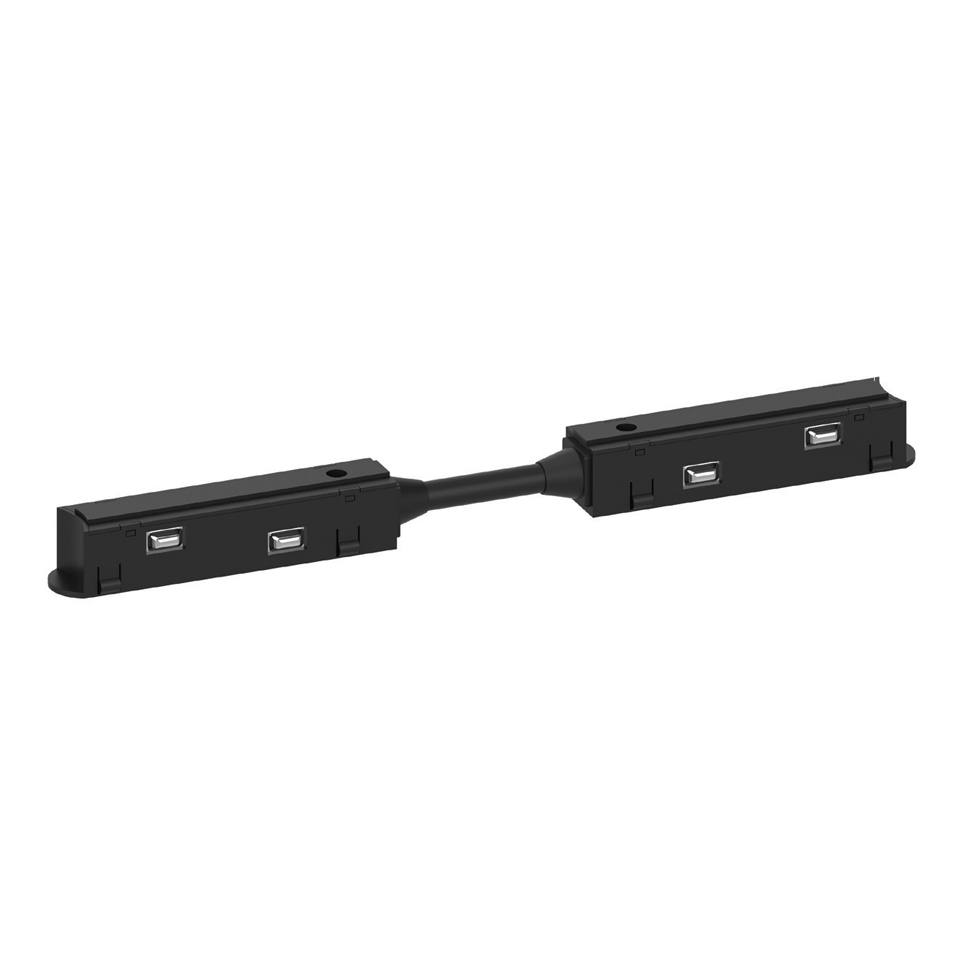 InLight Τροφοδοτικό ρεύματος μαγνητικής ράγας σε μαύρη απόχρωση (TC018)