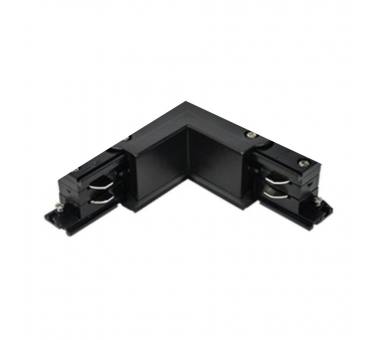 InLight Σύνδεσμος γωνία για τριφασική ράγα σε μαύρη απόχρωση (TC011-BL)