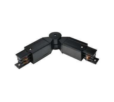 InLight Σύνδεσμος γωνία για τριφασική ράγα σε μαύρη απόχρωση (TC012-BL)