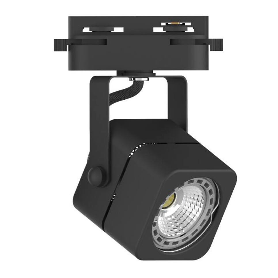 InLight Σποτ Ράγας Μαύρο 1XGU10 D:8cmX14cm (T00700-BL)