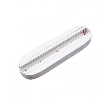 InLight Βάση για μονοφασική ράγα σε λευκή απόχρωση (TC008-WH)