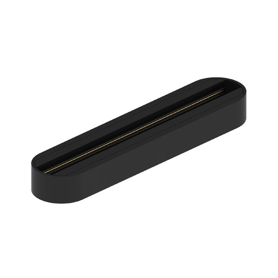 InLight Βάση για μονοφασική ράγα σε μαύρη απόχρωση (TC008-BL)