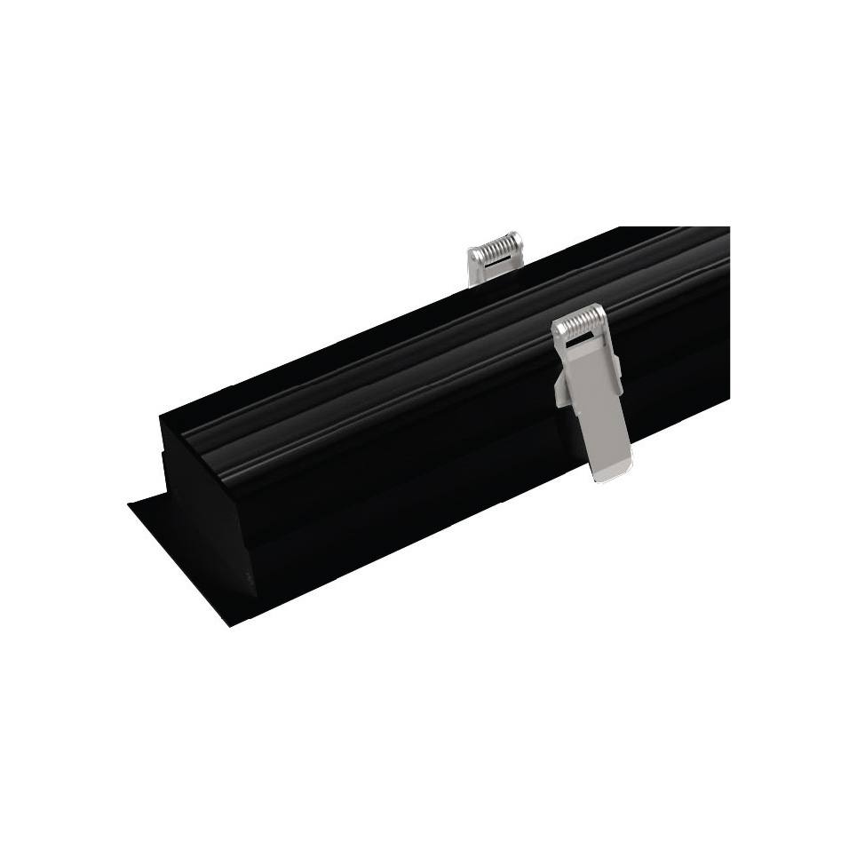 InLight Πλαίσιο χωνευτό για γραμμικό φωτιστικό D:90cm (L003-90-BL)