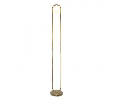 InLight Επιδαπέδιο φωτιστικό σε χρυσαφί χρώμα και λευκή οπαλίνα 1XG9 D:160cm (45016-GL)