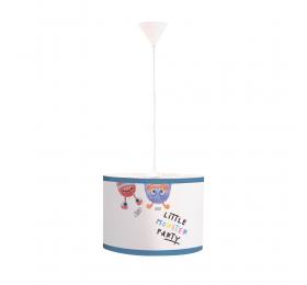 InLight Κρεμαστό φωτιστικό από καπέλο και λευκή ανάρτηση D:35cm (4035)