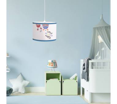 InLight Επιτραπέζιο φωτιστικό από λευκό μέταλλο και καπέλο D:30cm (3025)