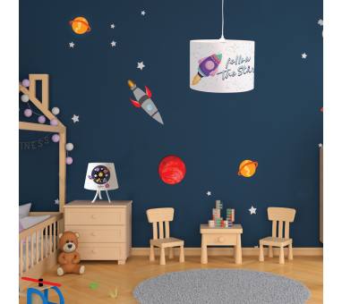 InLight Επιτραπέζιο φωτιστικό από λευκό μέταλλο και καπέλο D:30cm (3028)