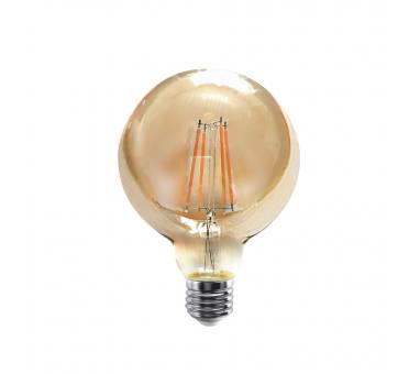 InLight E27 LED Filament G95 8watt με μελί κάλυμμα (7.27.08.42.1)