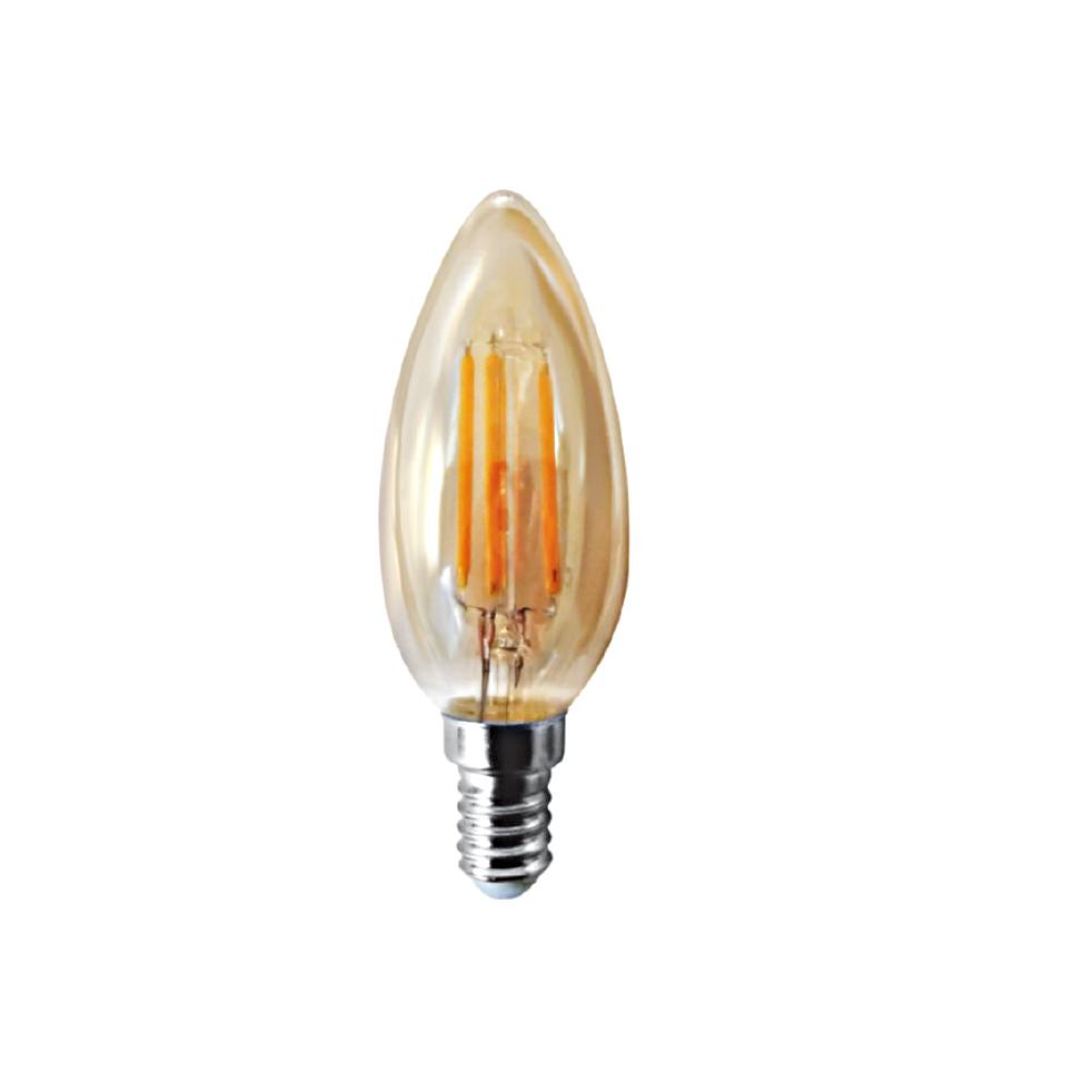 InLight Ε14 LED Filament C35 5watt με μελί κάλυμμα (7.14.05.40.1)