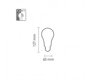 InLight E27 LED A60 9watt 3000Κ Day Night Sensor Θερμό Λευκό (7.27.09.43.1)