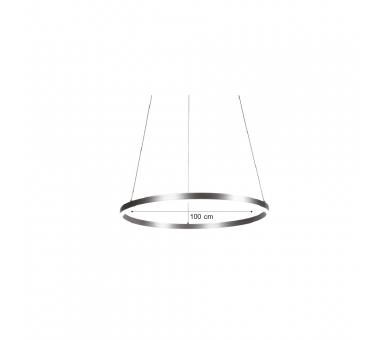 Inlight Κρεμαστό φωτιστικό LED 45W 3CCT (by switch on base) D:100cm (6095-AA-Black)
