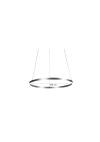 Inlight Κρεμαστό φωτιστικό LED 45W 3CCT (by switch on base) D:100cm (6095-AA-Black)