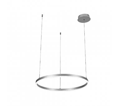 Inlight Κρεμαστό φωτιστικό LED 45W 3CCT (by switch on base) D:100cm (6095-AA-Silver)