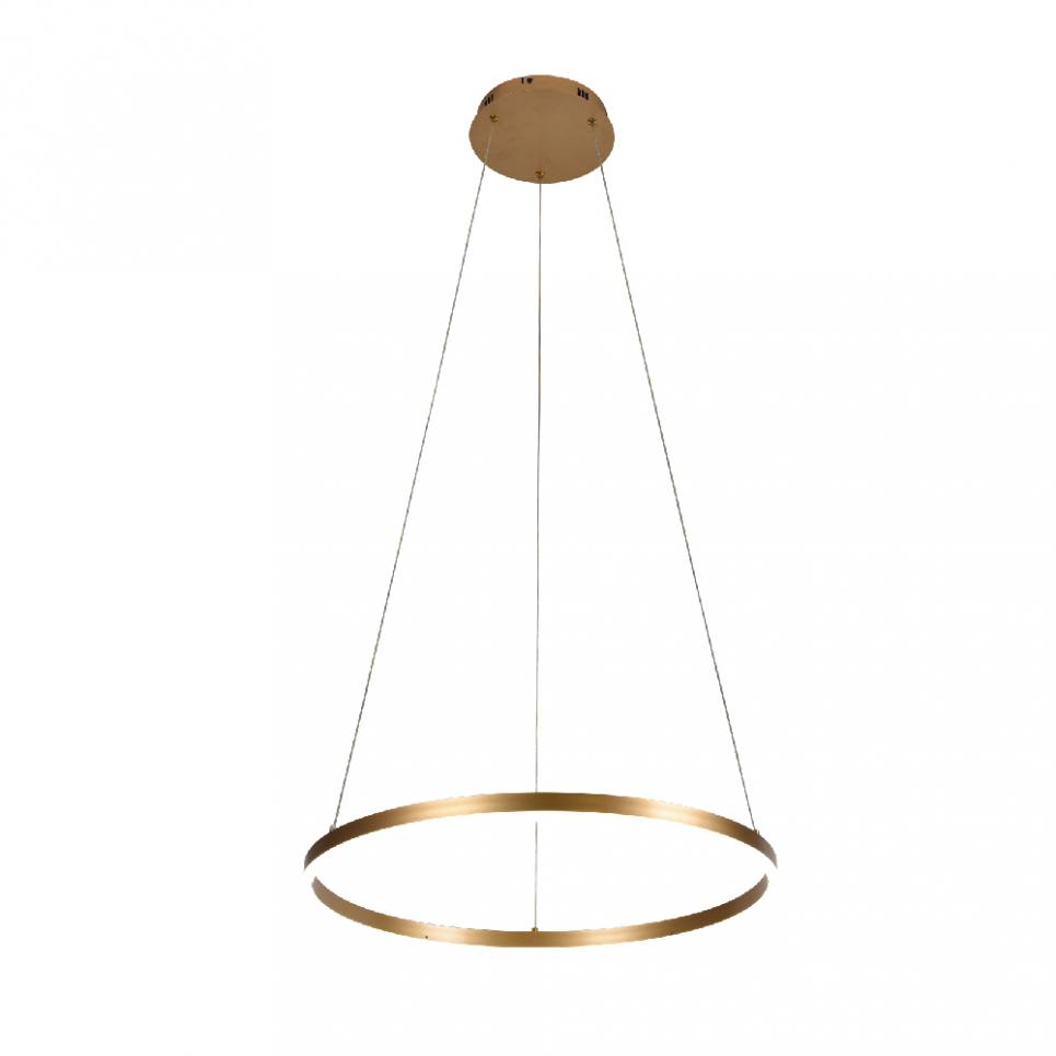 Inlight Κρεμαστό φωτιστικό LED 45W 3CCT (by switch on base) D:100cm (6095-AA-Golden)