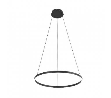 Inlight Κρεμαστό φωτιστικό LED 36W 3CCT (by switch on base) D:80cm (6095-AB-Black)
