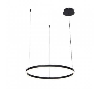 Inlight Κρεμαστό φωτιστικό LED 36W 3CCT (by switch on base) D:80cm (6095-AB-Black)