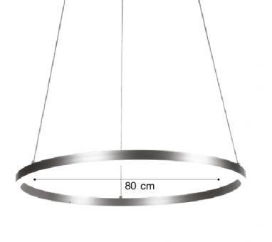 Inlight Κρεμαστό φωτιστικό LED 36W 3CCT (by switch on base) D:80cm (6095-AB-Golden)