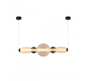 Inlight Κρεμαστό φωτιστικό LED 50W από γυαλί D:80x20cm (4078-Smoky)