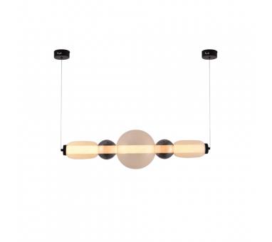 Inlight Κρεμαστό φωτιστικό LED 50W από γυαλί D:80x20cm (4078-Smoky)