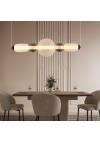 Inlight Κρεμαστό φωτιστικό LED 50W από γυαλί D:80x20cm (4078-Smoky)