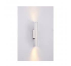 Inlight Επιτοίχιο φωτιστικό LED 2*5W 3000K σε λευκ΄ή απόχρωση απο αλουμίνιο D:30x6cm (43061-White)