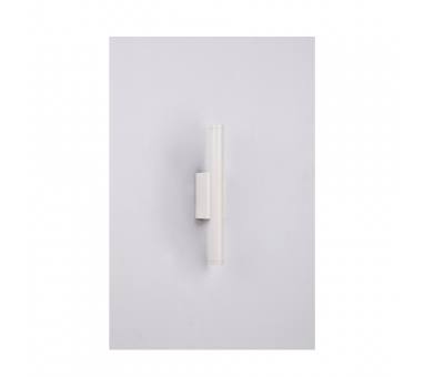 Inlight Επιτοίχιο φωτιστικό LED 2*5W 3000K σε λευκ΄ή απόχρωση απο αλουμίνιο D:30x6cm (43061-White)