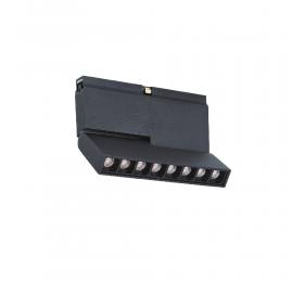 Inlight Γραμμικό φωτιστικό LED 6W 3000K για μαγνητική Mini ράγα σε μαύρη απόχρωση D:10,3cmx8,5cm (TMM0081-Black)