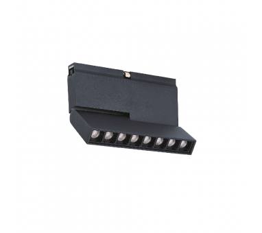 Inlight Γραμμικό φωτιστικό LED 6W 3000K για μαγνητική Mini ράγα σε μαύρη απόχρωση D:10,3cmx8,5cm (TMM0081-Black)