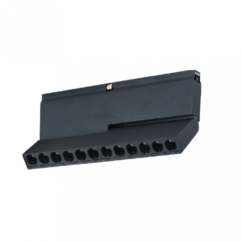 Inlight Γραμμικό φωτιστικό LED 12W 3000K για μαγνητική Mini ράγα σε μαύρη απόχρωση D:20,3cmx8,5cm (TMM0091-Black)