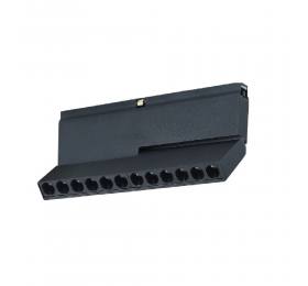 Inlight Γραμμικό φωτιστικό LED 12W 3000K για μαγνητική Mini ράγα σε μαύρη απόχρωση D:20,3cmx8,5cm (TMM0091-Black)