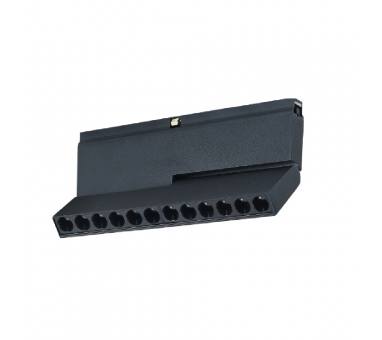 Inlight Γραμμικό φωτιστικό LED 12W 3000K για μαγνητική Mini ράγα σε μαύρη απόχρωση D:20,3cmx8,5cm (TMM0091-Black)