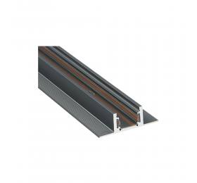 Inlight Mini μαγνητική ράγα χωνευτή σε μαύρη απόχρωση D:2m (TRM0020-Black)