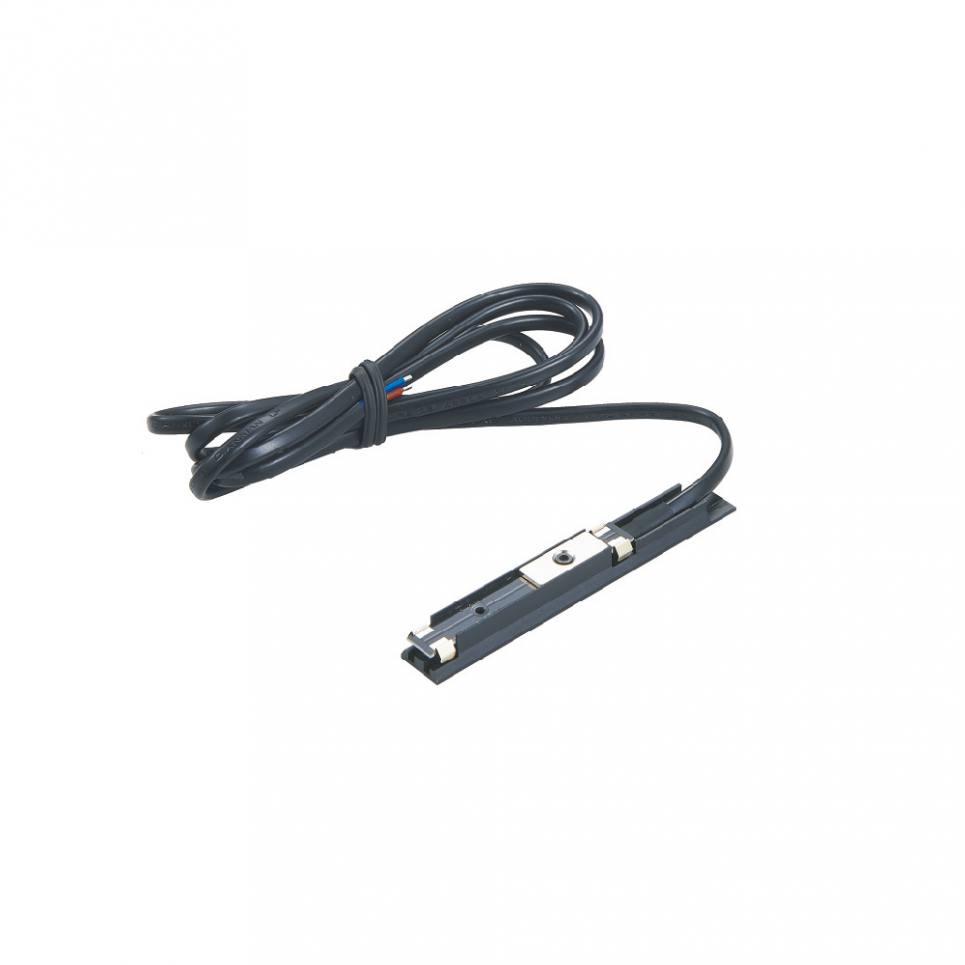 Inlight Μαύρος σύνδεσμος τροφοδοσία απο driver σε ράγα για mini μαγνητική ράγα (TCM006-Black)