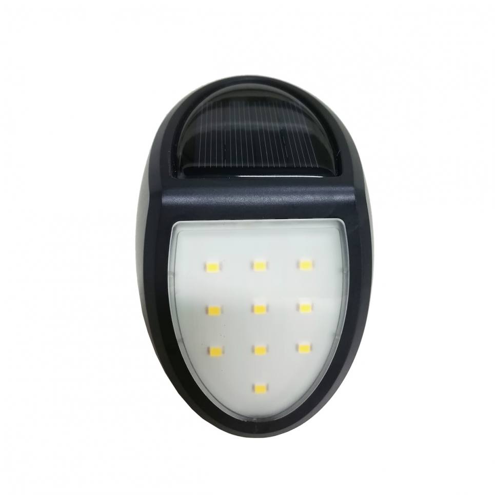 it-Lighting Moon LED 0,8W 2700K | 6500K Solar Outdoor Wall Lamp Black D:120x75x41mm (80206810S)