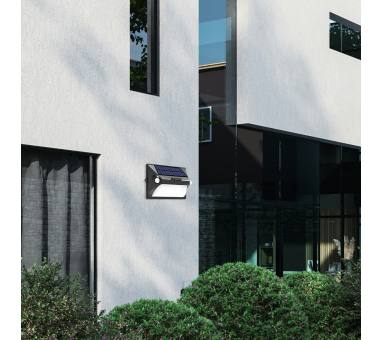 it-Lighting Teal LED 10W Solar Outdoor Wall Lamp Black D:255 x 181mm (80207111S)