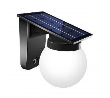 it-Lighting Baikal LED 1W 3000K | 4000K | 6000K Solar Outdoor Wall Lamp Black D:130x190x175 mm (80207310S)