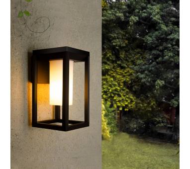 it-Lighting Annie Outdoor Wall Lamp Black 1xE27 D:150x160x270mm (80206114)