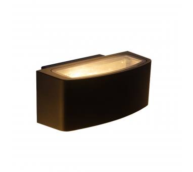 it-Lighting Winona 1xΕ27 Outdoor Up-Down Wall Lamp Black D:90x120x220mm (80205414)