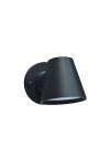 it-Lighting Canyon 1xGU10 Outdoor Wall Lamp Black D:100x105x135mm (80206214)