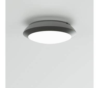 it-Lighting Champlain 1xE27 Outdoor Ceiling Light Grey D:90x285x285mm (80300834)