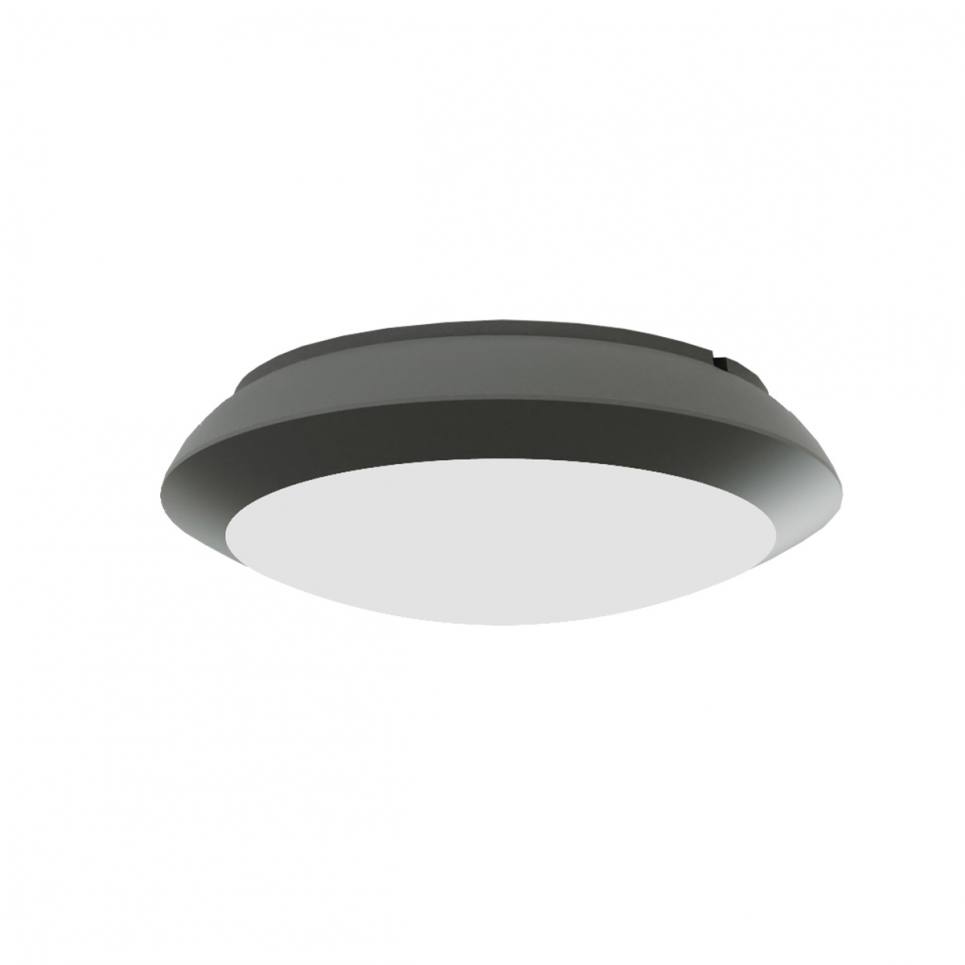 it-Lighting Champlain 1xE27 Outdoor Ceiling Light Anthracite D:90x285x285mm (80300844)