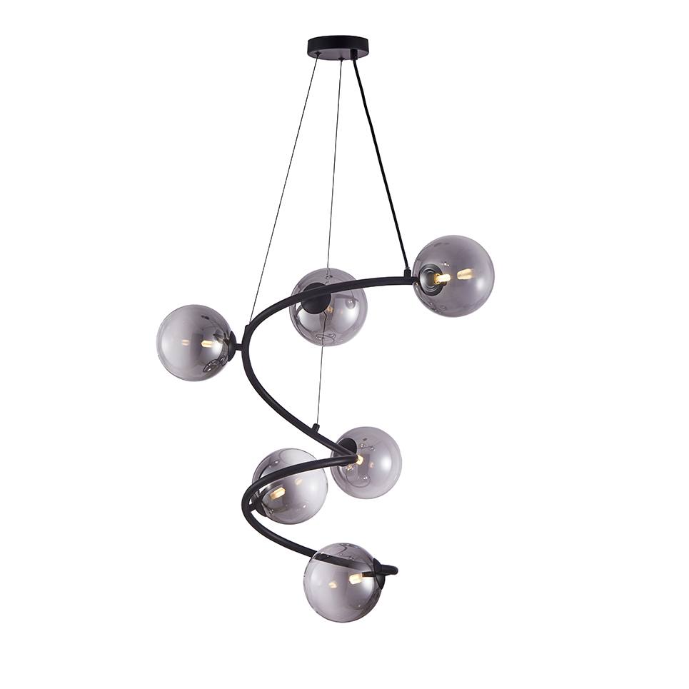 ΕΞΑΦΩΤΟ-ΚΡΕΜΑΣΤΟ ΦΩΤΙΣΤΙΚΟ-ΚΩΔ. WAVE-6P-BL