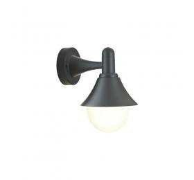 it-Lighting Rabun 1xE27 Outdoor Wall Lamp Black D:24.5cmx23.5cm (80202514)
