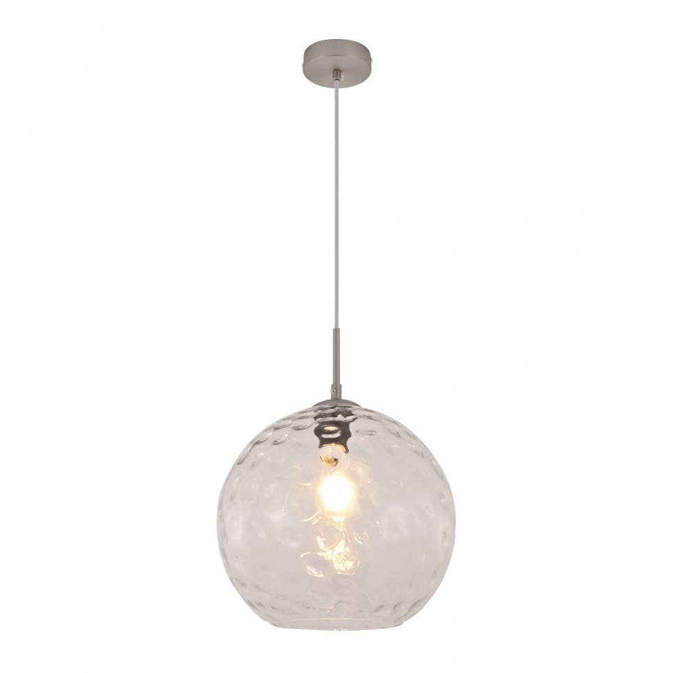 InLight Κρεμαστό φωτιστικό από διάφανο γυαλί 1XE27 D:30cm (4039-A-Transparent)