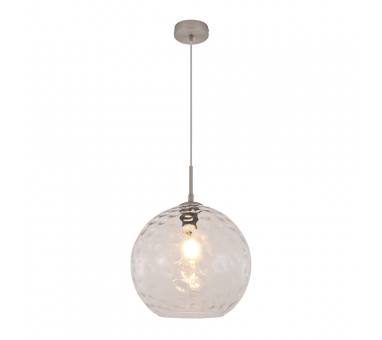 InLight Κρεμαστό φωτιστικό από διάφανο γυαλί 1XE27 D:30cm (4039-A-Transparent)