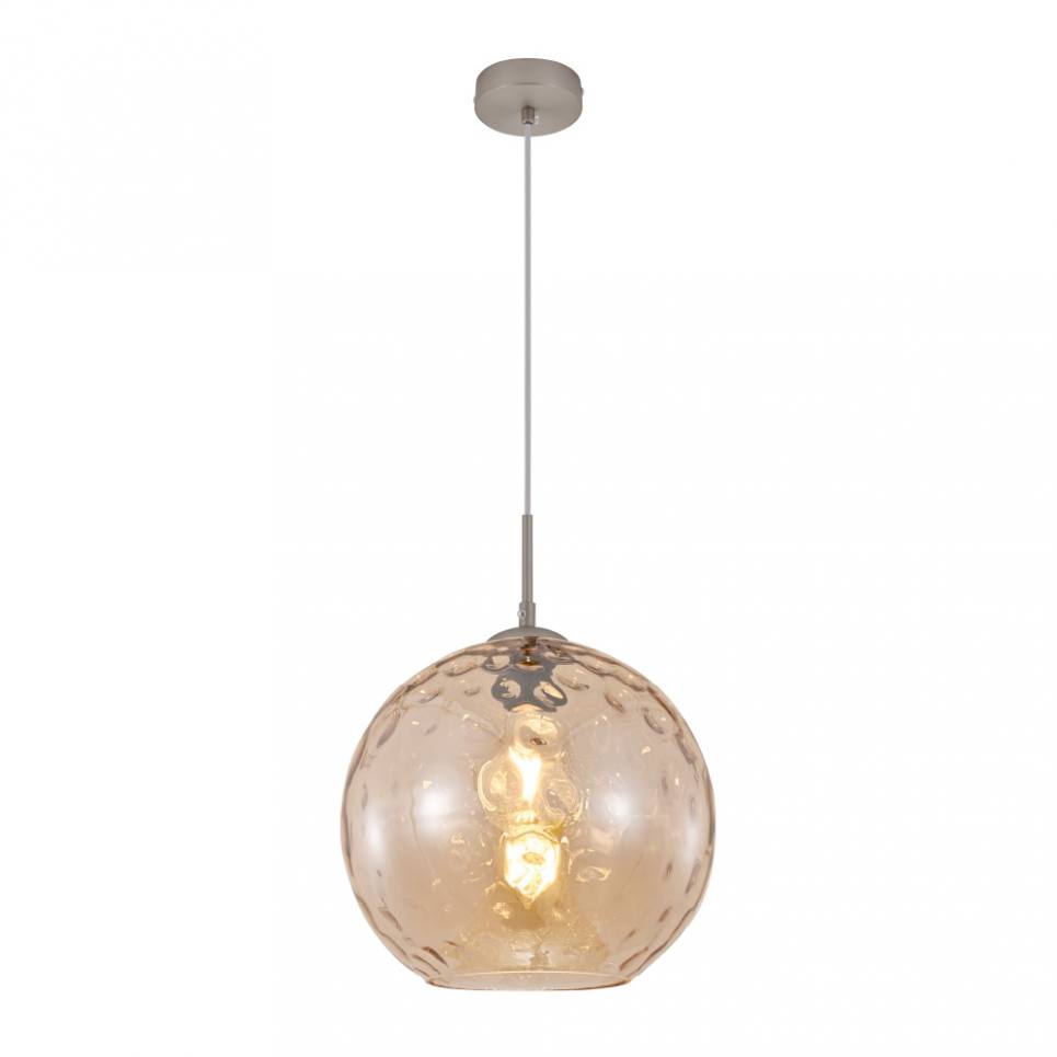 InLight Κρεμαστό φωτιστικό από μελί γυαλί 1XE27 D:30cm (4039-A-Amber)