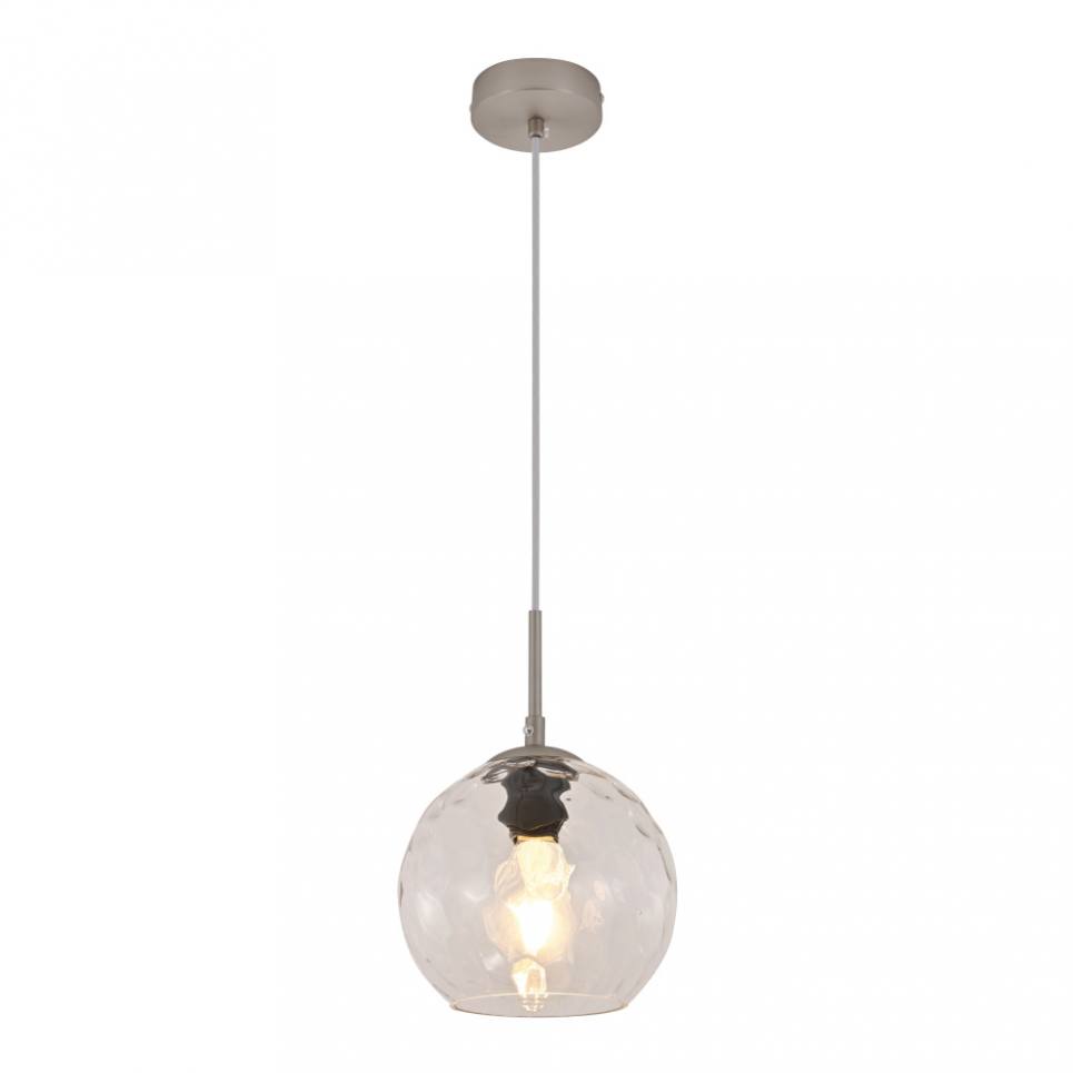 InLight Κρεμαστό φωτιστικό από διάφανο γυαλί 1XE27 D:18cm (4039-B-Transparent)