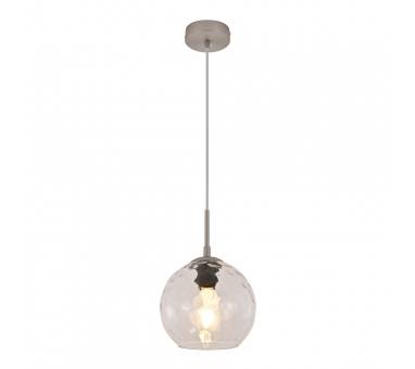 InLight Κρεμαστό φωτιστικό από διάφανο γυαλί 1XE27 D:18cm (4039-B-Transparent)