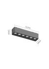 InLight Φωτιστικό LED 6W 3000K για Ultra-Thin μαγνητική ράγα σε λευκή απόχρωση D:12,2cmX2,4cm (T02801-WH)